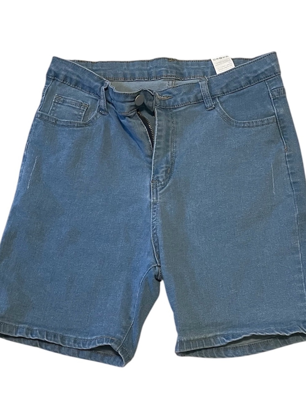 SHEIN women’s Washed Blue Denim Shorts